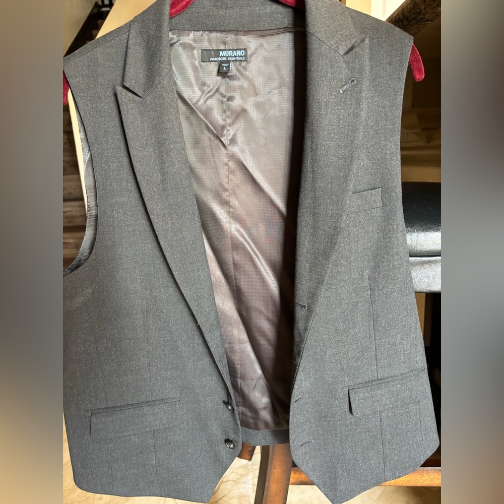 Murano Men’s Grey Vest Large